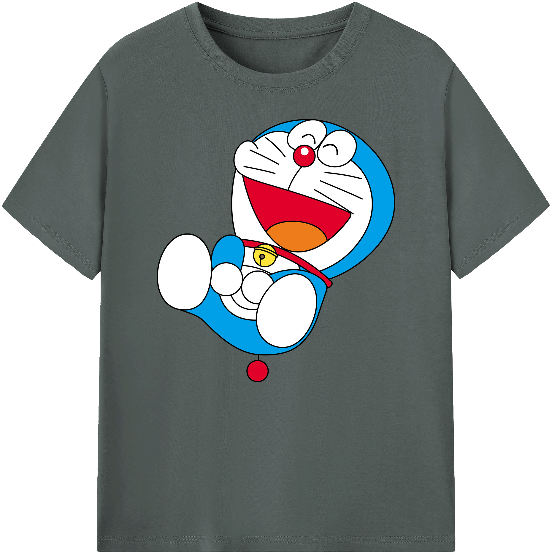 （画像用） ドラえもん Doraemon 綿100％ メンズ半袖Tシャツ｜肌触りやわらか＆通気性